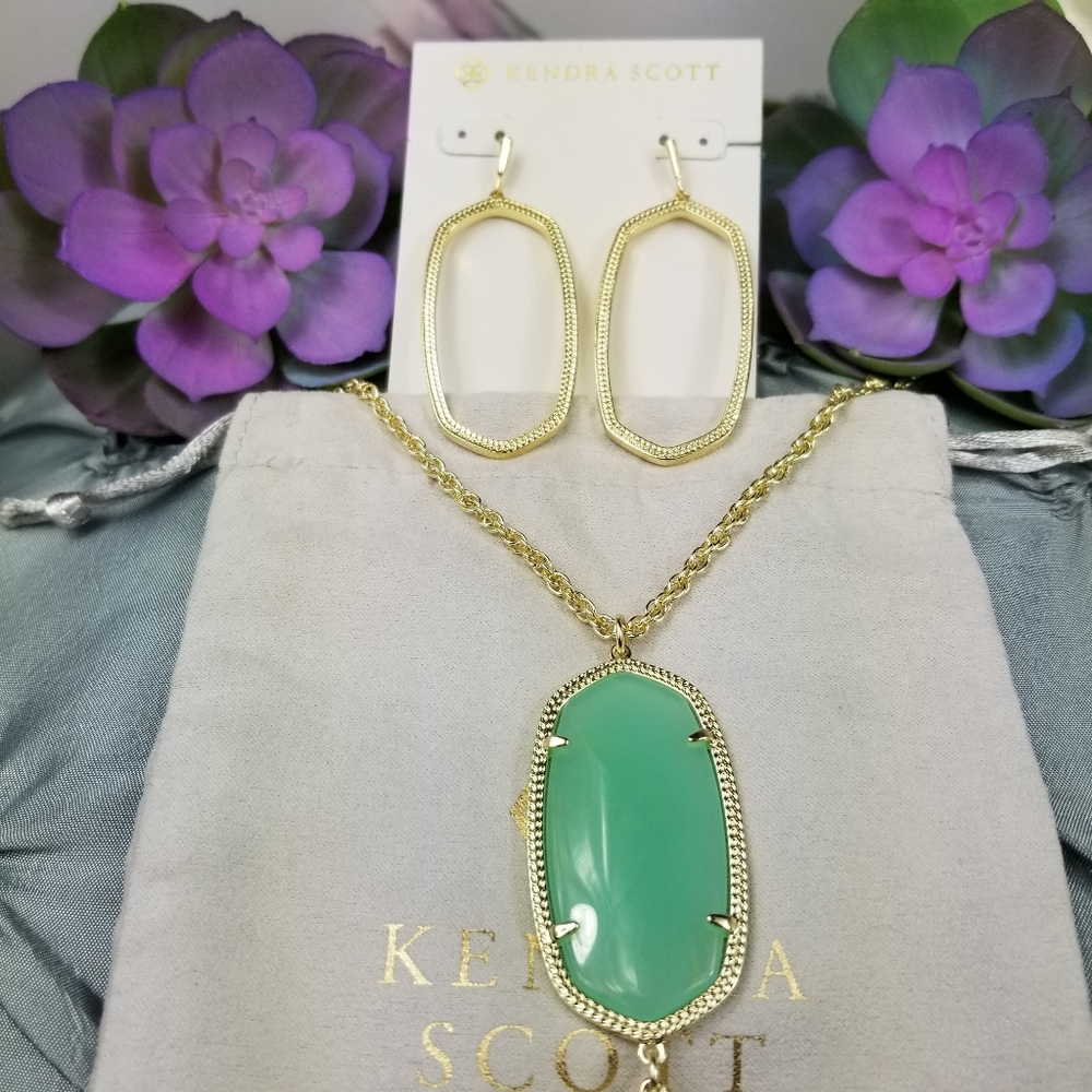 Kendra Scott, Chalcedony, Rayne, Necklace